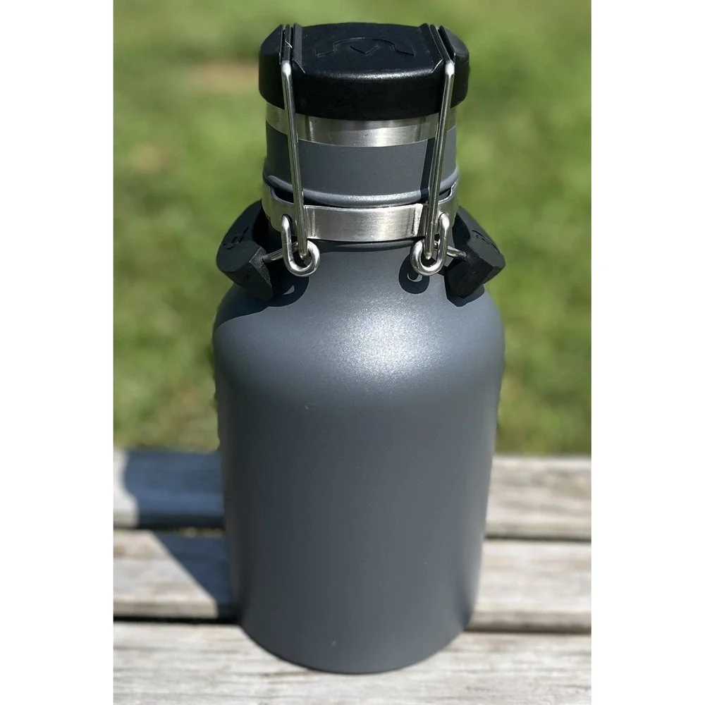 DrinkTanks Growler 64oz Vacuum Insulated Stainless Steel Large Handle Outdoor Fl
